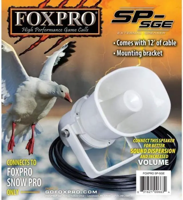 Alt view image 2 of 2 - Fox Pro Snow Pro Extension Speaker