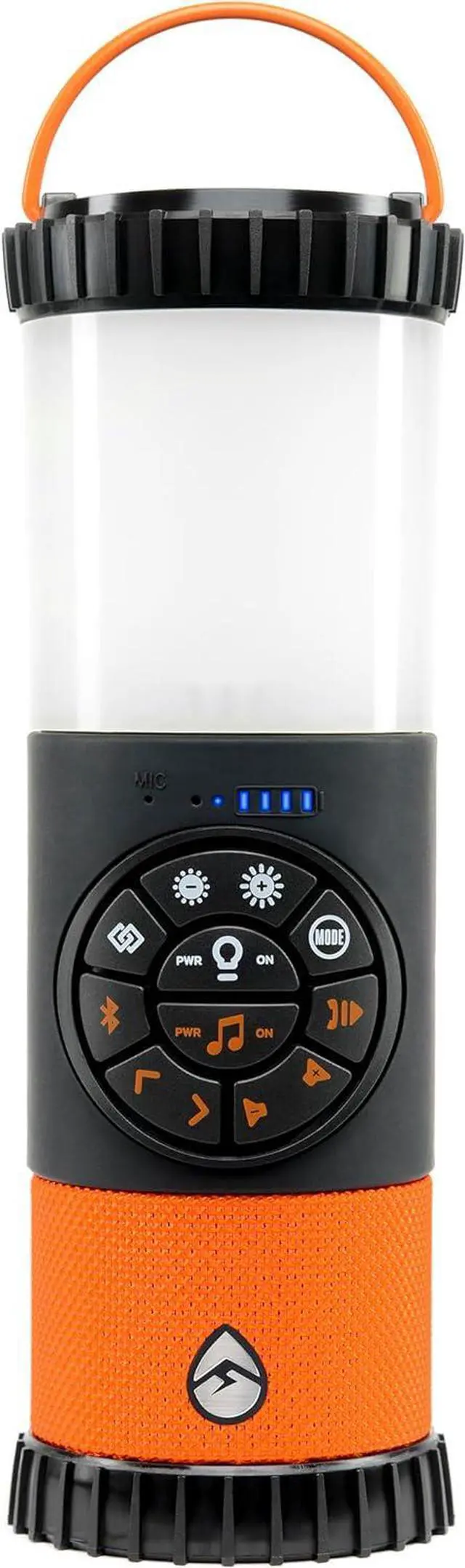 Main image of ECOXGEAR EcoLantern: Indoor/Outdoor Portable Bluetooth Speaker, 88dB Loud, IP67 Waterproof, with 360 Degree Sound and Party Lights, 20+ Hours Playtime (Orange)