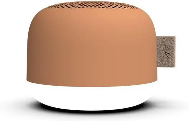 Main image of Alight Portable Bluetooth Speaker and Lamp, Water Resistant (IPX5), Up to 15 Hours of Rechargeable Wireless Play and Light, Wireless Speaker for iPhone and Android (Cotta Orange)