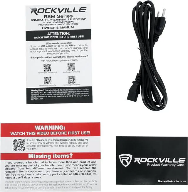 Alt view image 3 of 7 - Rockville RSM12A v2 1000W 2-Way Powered Stage Monitor Speaker, 12" Woofer, Clear Audio, Durable Build, Versatile Inputs, for Live Performances