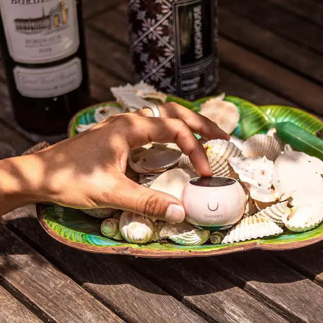 Alt view image 3 of 7 - U Speakers Bluetooth Mini Speaker Travel Home Office Bundle with Black Wireless Mouse X3000 G2, & Coordinating Gel Mouse Pad, for Modern Workspace