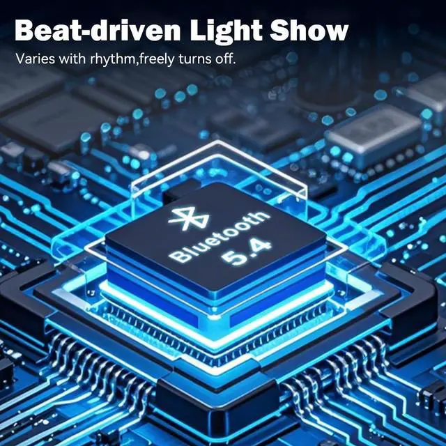 Alt view image 5 of 7 - BUGANI Portable Speaker,5.4 Bluetooth Speaker Wireless, IPX5 Waterproof, 120W Loud Sound with Deep Bass,6.5H Playtime LED Lights Outdoor Speakers Bluetooth Waterproof Patio, Beach Shower, Party