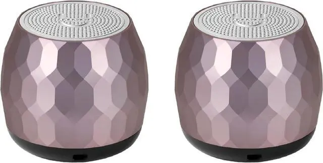 Main image of U Speakers Micro Bluetooth Computer Speaker 2-Pack Bundle with Matching Speaker, Built-in Mic & Selfie Remote Control, for Workspace, Desktop, Laptop, Mobile, Tablet, PC - Glam Lilac