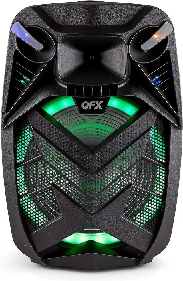 Main image of QFX PBX-154 15" Bluetooth Rechargeable Speaker with LED Lights