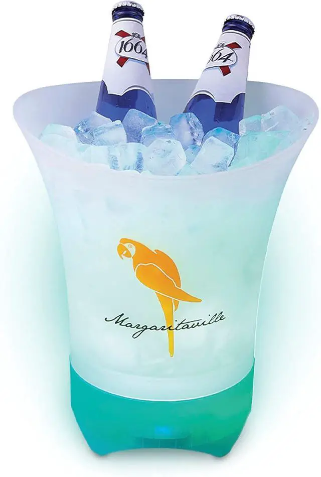 Alt view image 2 of 7 - Sakar Margaritaville Keeping It Chilled Ice Bucket Wireless Speaker for Wine, with Waterproof Speaker, 4 Hours of Playtime, Perfect Bar Accessories for Home, with True Wireless Pairing, Multi