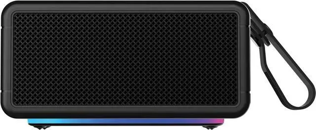 Alt view image 3 of 7 - AT&T Essentials Retro 40W Bluetooth Speaker - Black