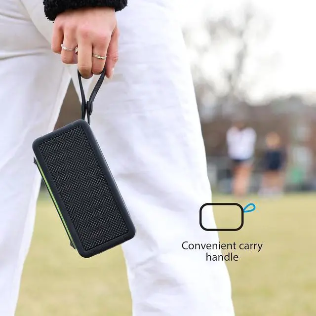 Alt view image 6 of 7 - AT&T Essentials Retro 40W Bluetooth Speaker - Black