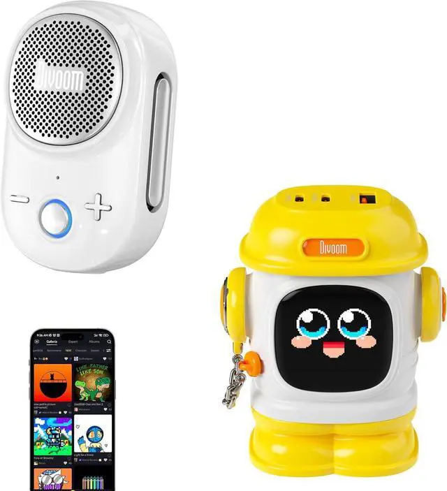 Main image of DIVOOM Portable Bluetooth Speaker & Fast Charging Bundle - Compact Sound & Quick Power for Your On-The-Go Lifestyle