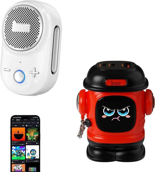 Main image of Divoom Portable Bluetooth Speaker & Fast Charging Bundle - Compact Sound & Quick Power for Your On-The-Go Lifestyle