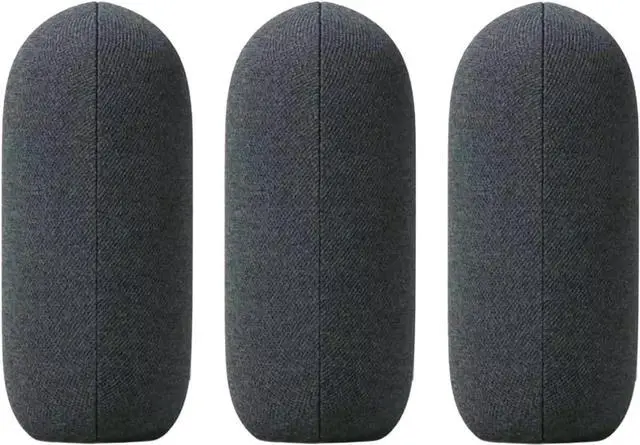 Alt view image 4 of 5 - Google Audio (3-Pack) Smart Speakers  Wireless Bluetooth & WiFi Home Speaker Bundle with Powerful Stereo Sound, Multi-Room Audio Assistant Voice Control