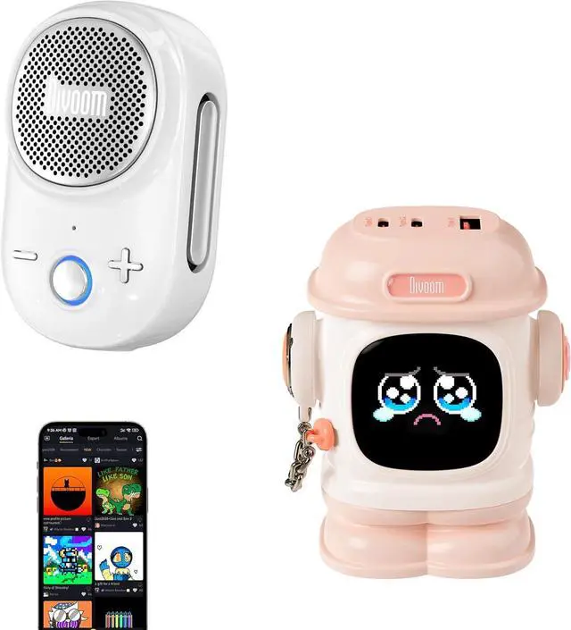 Main image of Divoom Portable Bluetooth Speaker & Fast Charging Bundle - Compact Sound & Quick Power for Your On-The-Go Lifestyle