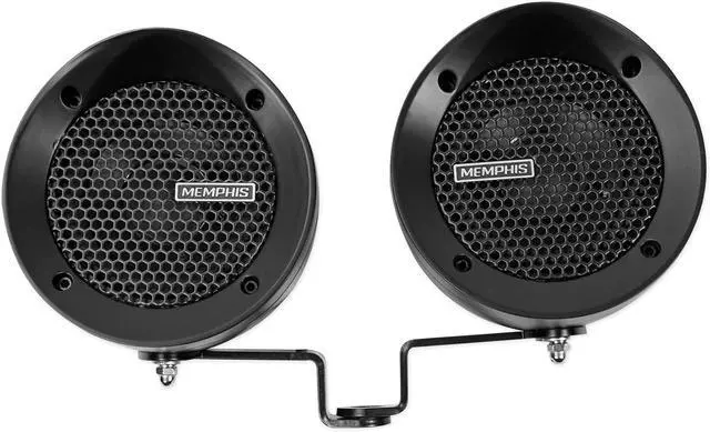Alt view image 5 of 7 - Memphis MXABMB2 (2) Powersports Speakers+Amplifier+Portable Bluetooth Speaker