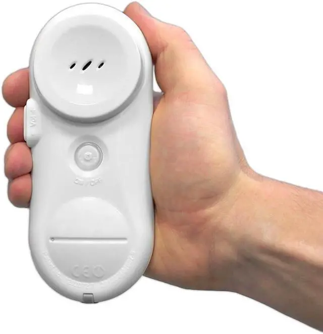 Alt view image 4 of 4 - Pyle Portable Wireless Waterproof Handset Speaker - Bluetooth Compatible Rechargeable Battery Powered Shower Outdoor Loud Speaker w/ Microphone - USB Charger - iPhone Android -PBTWP24WT (White)