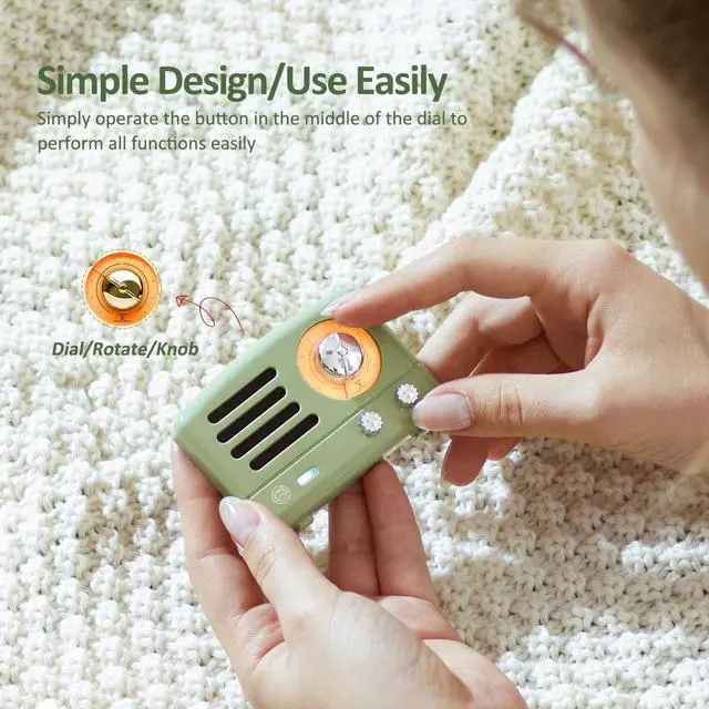 Alt view image 7 of 7 - Muzen Wild Mini Rugged Outdoor Speaker, Bluetooth Portable Speaker with Louder Volume,OTR Magnetic Sticker Speaker Portable Bluetooth Speaker
