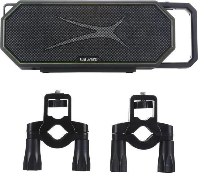 Alt view image 4 of 5 - Altec Lansing Waterproof Bluetooth Speaker HYDRASHOCK 2.0 Series, 24W Output, IP67 Waterproof, Floats in Water, 20H Playtime, Party Sync, RGB Led Lights, Qi Charging, Voice Assistant