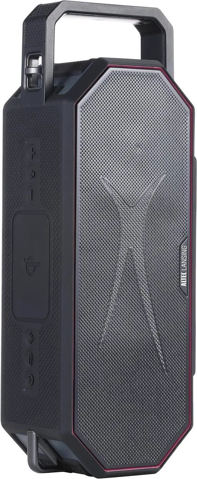 Alt view image 5 of 5 - Altec Lansing Waterproof Bluetooth Speaker HYDRASHOCK 2.0 Series, 24W Output, IP67 Waterproof, Floats in Water, 20H Playtime, Party Sync, RGB Led Lights, Qi Charging, Voice Assistant