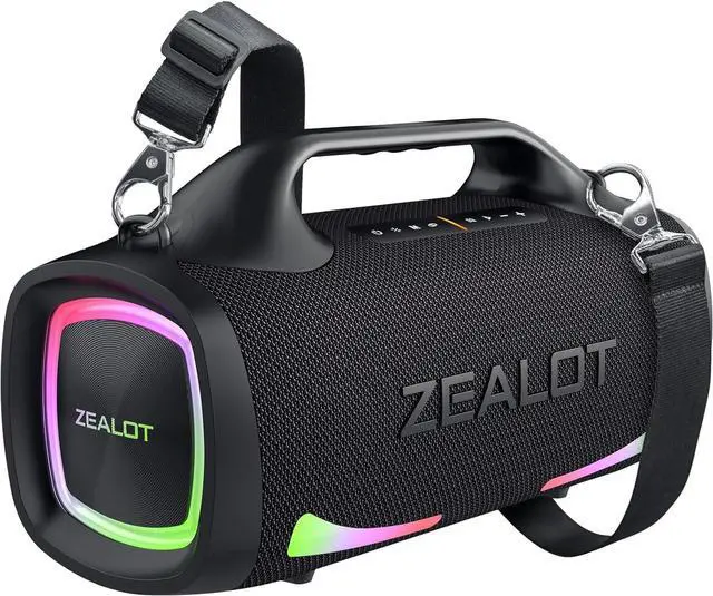 Main image of ZEALOT Bluetooth Speaker,110W Peak(100W) Booming Sound Speakers Wireless, Dual Pairing, XBass+, Portable Speaker Bluetooth Wireless, 20W Stereo Sound