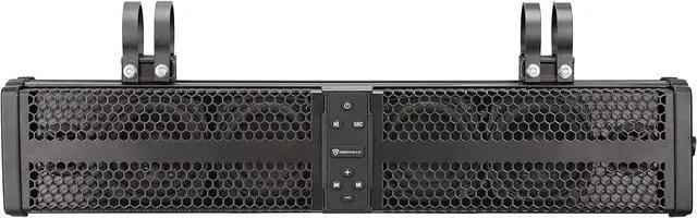 Alt view image 3 of 7 - Rockville XBAR-24 200W RMS ATV/UTV Soundbar 6 Speakers, Bluetooth 5.0, LED Lights, IPx6 Waterproof, for Off-Road Adventures