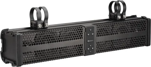 Alt view image 5 of 7 - Rockville XBAR-24 200W RMS ATV/UTV Soundbar 6 Speakers, Bluetooth 5.0, LED Lights, IPx6 Waterproof, for Off-Road Adventures