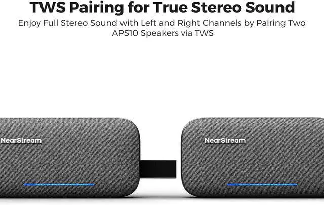 Alt view image 5 of 7 - Portable Bluetooth Speaker, Wireless Speaker with High Fidelity Sound, 15H Playtime, Portable Speaker with Microphone, Party Speaker for Multiple Speaker Pairing, for Outdoor, Home, Office