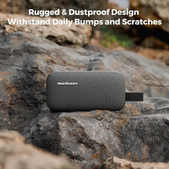 Alt view image 6 of 7 - Portable Bluetooth Speaker, Wireless Speaker with High Fidelity Sound, 15H Playtime, Portable Speaker with Microphone, Party Speaker for Multiple Speaker Pairing, for Outdoor, Home, Office