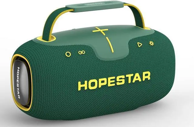 Main image of WorryFree Gadgets Portable Bluetooth Speaker, Loud Sound, 60W Powerful Deep Bass Stereo Sound, Wireless Indoor/Outdoor Party Speaker for Camping, Beach, Party, Support TWS/USB/TF Card/AUX (Green)