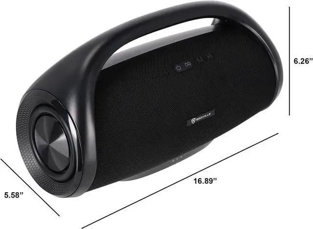 Alt view image 3 of 7 - Rockville Bundle: (2) Canon-XXL Huge Portable Bluetooth Speaker w Booming Bass+Wireless Link