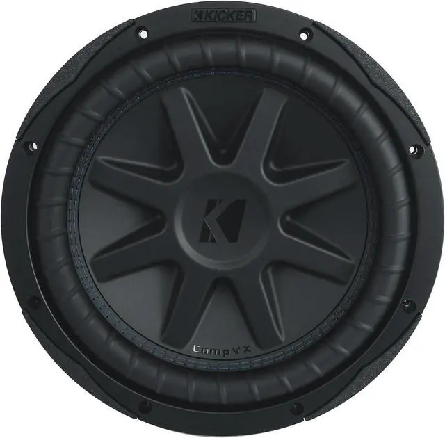 Alt view image 3 of 7 - KICKER 44CVX102 Comp VX CVX 10" 1200 Watt Car Subwoofer Sub CVX10-2 44CVX10-2 Bundle with Rockville Rock Anywhere Waterproof Portable Bluetooth Speaker (2 Items)