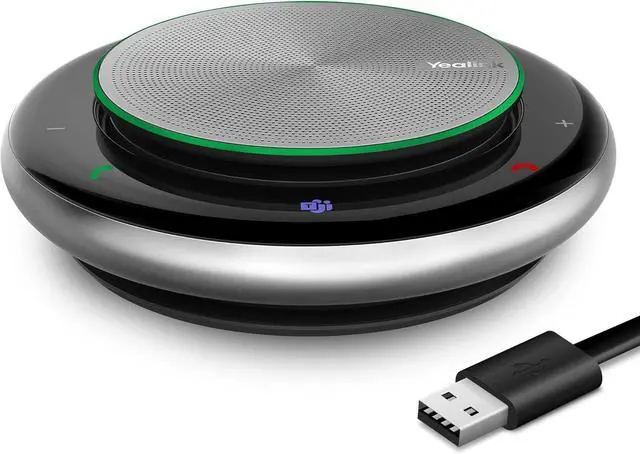 Alt view image 7 of 7 - Bluetooth Speakerphone USB Speakers with Microphone Teams Certified CP900 Wireless d Noise Reduction Algorithm Home Office 360° Voice Pickup (Package Without dongle) by DT