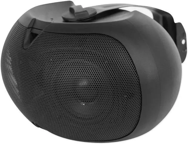 Alt view image 3 of 7 - Rockville D4-70 Black Dual 4" 60W Wall Mount Speaker, 70V/100V or 8 Ohm, Clear Sound, Sleek Design, Wide Frequency, for Restaurants and Offices