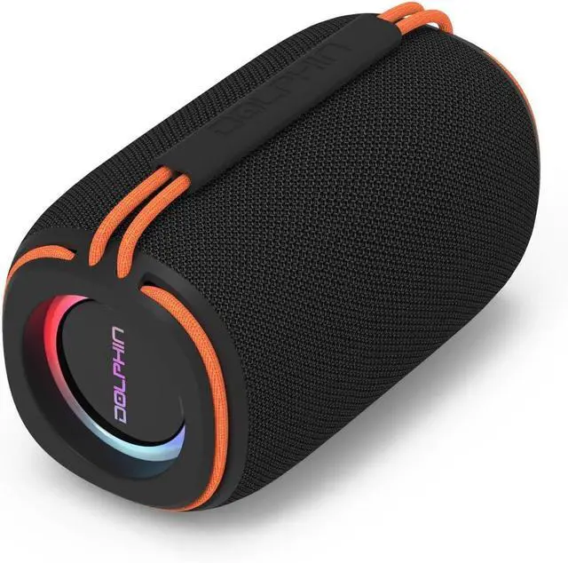 Main image of Dolphin DR-30 Bluetooth Speaker - Waterproof, Portable, Stereo - Black (Speaker)