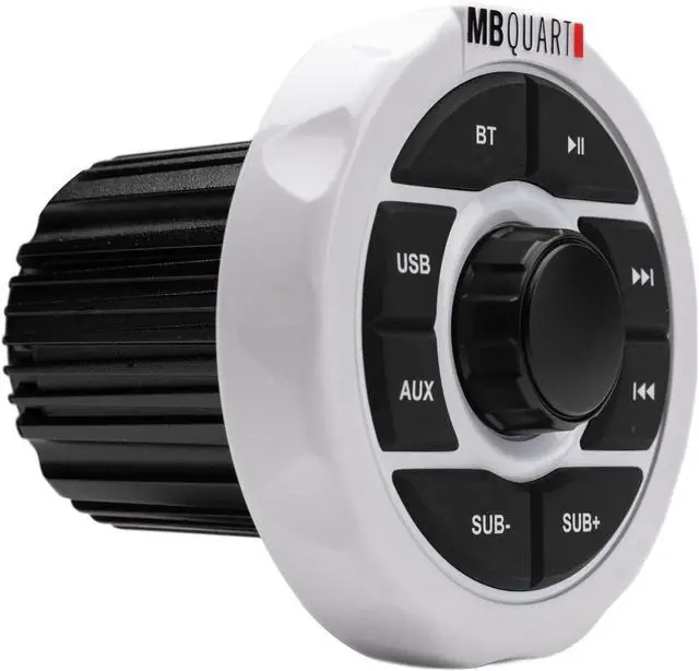 Alt view image 2 of 7 - MB Quart Audiosavings Bundle: (1) GMR-1.5W Marine Gauge Recevier w/Bluetooth/USB/Aux Bundle with (1) Rockville Rock Everywhere Portable Bluetooth Speaker/Waterproof/Wireless Link (2 Items)