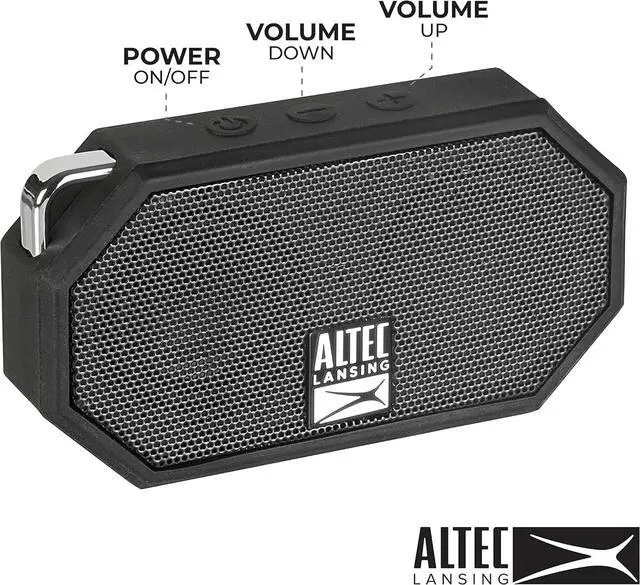 Alt view image 7 of 7 - Altec Lansing Waterproof Bluetooth Speakers Bundle with Mini H2O and Mix 2.0