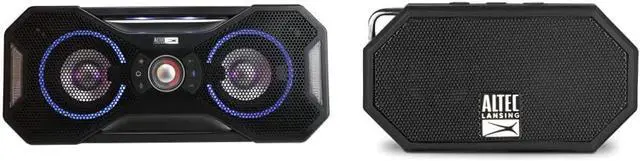 Main image of Altec Lansing Waterproof Bluetooth Speakers Bundle with Mini H2O and Mix 2.0