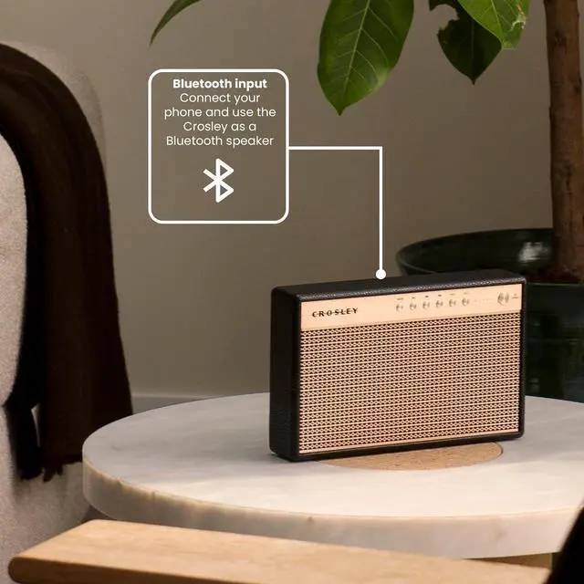 Alt view image 2 of 6 - Crosley Montero Speaker - Black: Powerful 20 W Bluetooth Speaker, Built-in Lithium Battery and USB Mobile Phone Charger, Perfect for Parties and Meetings