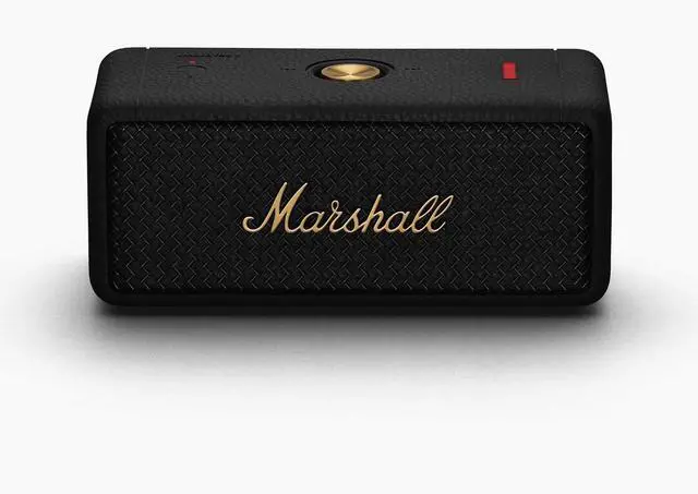 Alt view image 2 of 7 - Marshall Major IV On-Ear Bluetooth Headphone, Black & Emberton II Portable Bluetooth Speaker - Black & Brass