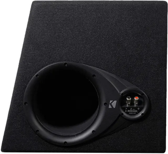 Alt view image 4 of 7 - KICKER Audiosavings Bundle 43DC122 Comp Dual 12" Subwoofers in Vented Sub Box Enclosure, 2-Ohm Bundle with Rockville Rock Everywhere Portable Bluetooth Speaker/Waterproof/Wireless Link (2 Items)