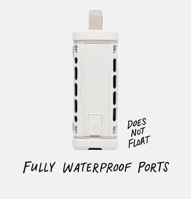 Alt view image 5 of 7 - Turtlebox Ranger: Loud! Outdoor Portable Bluetooth 5.4 Speaker | Rugged, Waterproof, Ultra-Portable | Plays to 105db, Deep Bass, Shockproof, Unlimited Pairing for Full Stereo Experience, Ivory