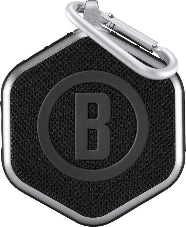 Alt view image 2 of 7 - PlayBetter Bushnell Wingman Mini (Silver/Black) Magnetic GPS Golf Speaker Bundle Portable Charger - Music & Audible Distances Bluetooth Speaker for Golf Cart - 36,000+ Courses