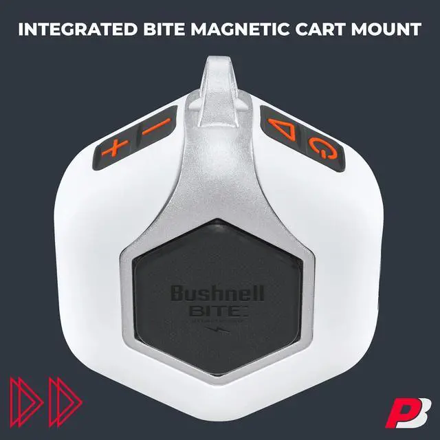 Alt view image 6 of 7 - PlayBetter Bushnell Wingman Mini (Silver/Black) Magnetic GPS Golf Speaker Bundle Portable Charger - Music & Audible Distances Bluetooth Speaker for Golf Cart - 36,000+ Courses