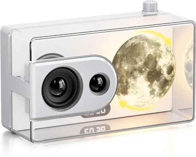 Main image of Portable Bluetooth Speaker with Lights, 18W Portable Wireless Speakers with Subwoofer, Alarm Clock, Stereo Loud Sound, Deep Bass, AUX&TF-Card Input, Bluetooth 5.3, TWS Paring