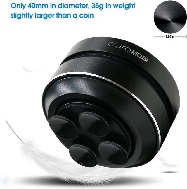 Alt view image 7 of 7 - Mini Speake 2 Pack Humbird Speaker Bone Conduction Speaker Mini Size Wireless Portable Speaker Loud Stereo Sound Built-in Mic Sound Box(Black)