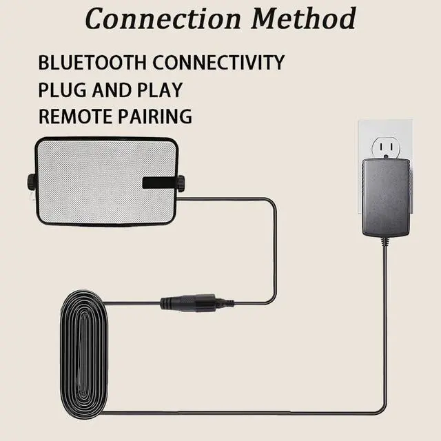 Alt view image 6 of 6 - Outdoor Bluetooth Speakers 400w for Garage, Patio, Porch, Gazebo, Soffit, Entertainment Room. Wall Mount Speaker, Wireless Sync Up to 100 Speakers, IPX5 Waterproof (2 Pcs)