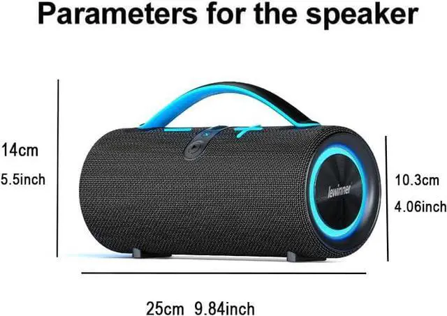 Alt view image 4 of 7 - Portable Speakers Bluetooth Wireless, 60W Waterproof Bluetooth Speaker Loud with 360° HD Sound/BT 5.4/All Day Play/IPX6/Stereo Pairing/EQ/Hands-Free, Outdoor Speaker for Party/Home/Golf