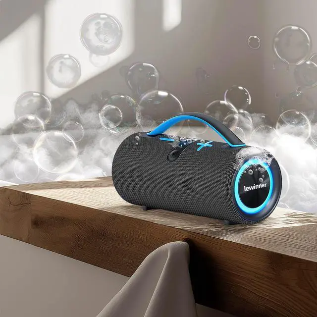 Alt view image 5 of 7 - Portable Speakers Bluetooth Wireless, 60W Waterproof Bluetooth Speaker Loud with 360° HD Sound/BT 5.4/All Day Play/IPX6/Stereo Pairing/EQ/Hands-Free, Outdoor Speaker for Party/Home/Golf