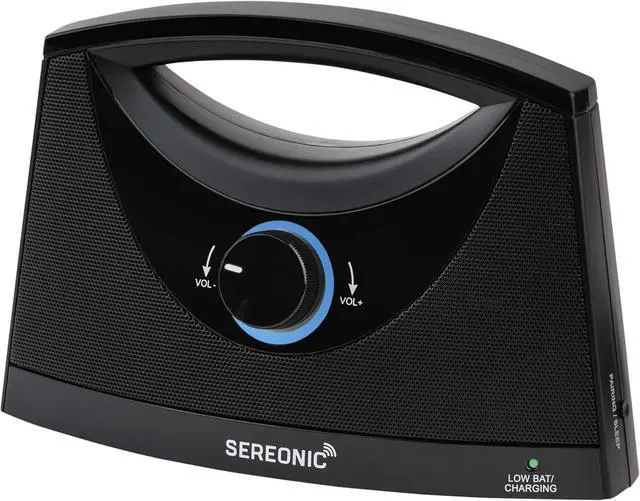 Alt view image 2 of 6 - Extra Speaker Receiver Only Wireless TV Speaker System  TRANSMITTING Base and Audio Cables NOT Included  Pairs with BT-200 for Use of Multiple Speakers Around The House