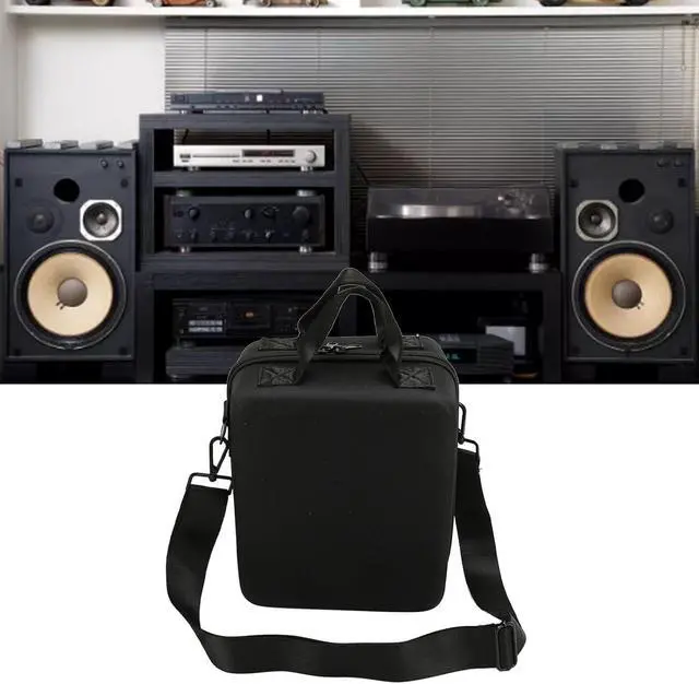 Alt view image 2 of 7 - GOWENIC Hard Travel Speaker Case for Devialet Mania, Portable Bluetooth Speaker Shockproof EVA Storage Case, Speaker Hard Travel Case Protective Bag with Strap