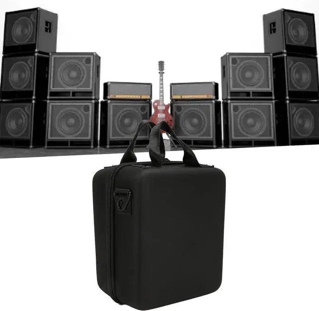 Alt view image 6 of 7 - GOWENIC Hard Travel Speaker Case for Devialet Mania, Portable Bluetooth Speaker Shockproof EVA Storage Case, Speaker Hard Travel Case Protective Bag with Strap