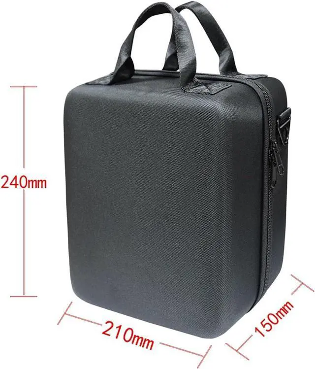 Alt view image 7 of 7 - GOWENIC Hard Travel Speaker Case for Devialet Mania, Portable Bluetooth Speaker Shockproof EVA Storage Case, Speaker Hard Travel Case Protective Bag with Strap