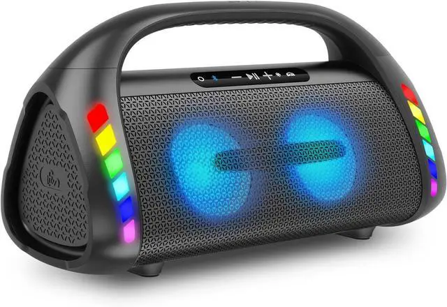 Main image of LFS Bluetooth Speaker,100W Loud Speakers Bluetooth Wireless with Deep Bass, Portable Bluetooth Speakers Wireless with Power Bank, LED Lights,Waterproof, 30hours Playtime for Outdoor Home